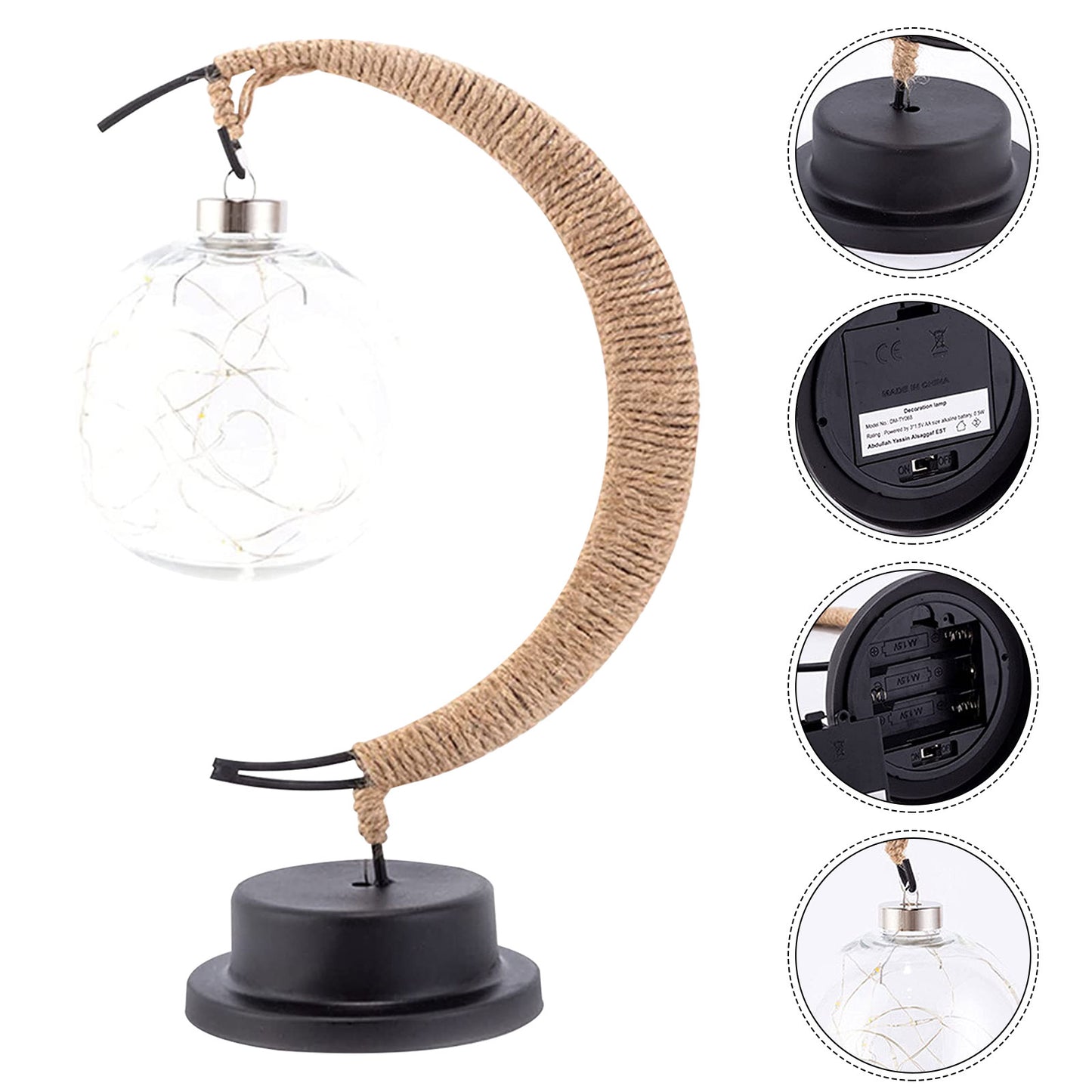 LED Moon Lantern Night Light Lamp