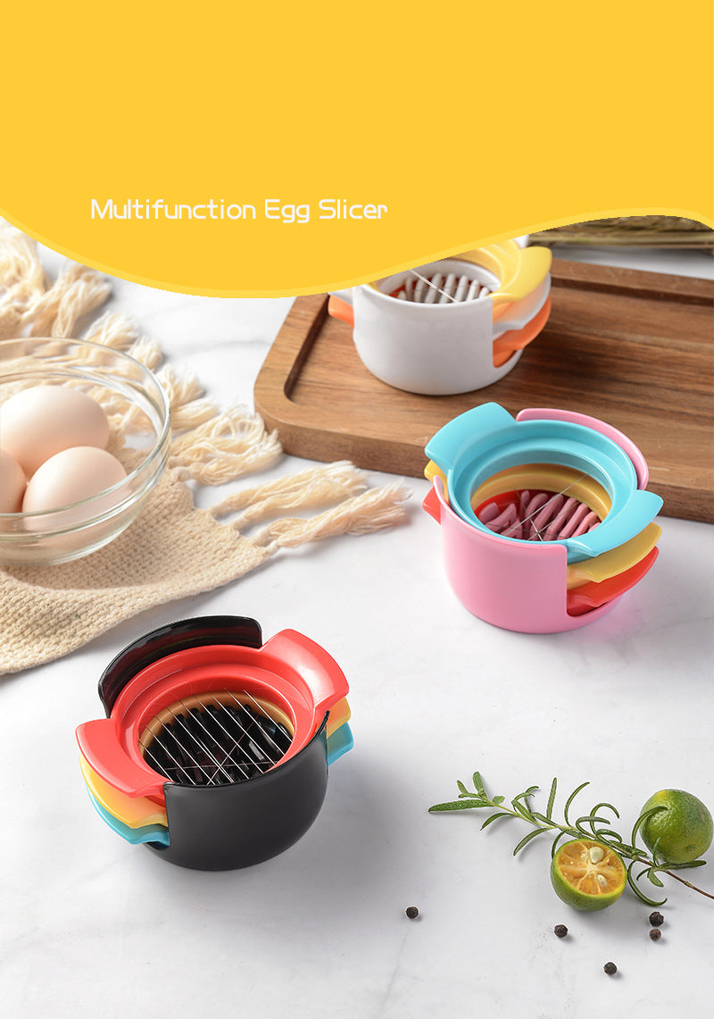 Egg Cutter Multi-Functional Egg & Fruit Slicer