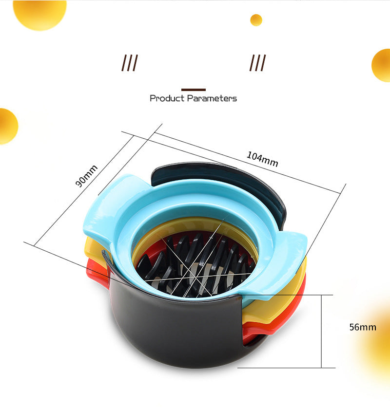 Egg Cutter Multi-Functional Egg & Fruit Slicer