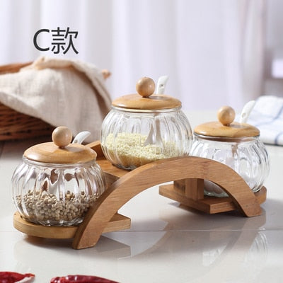 Ceramic Seasoning Jar Kitchen Sets