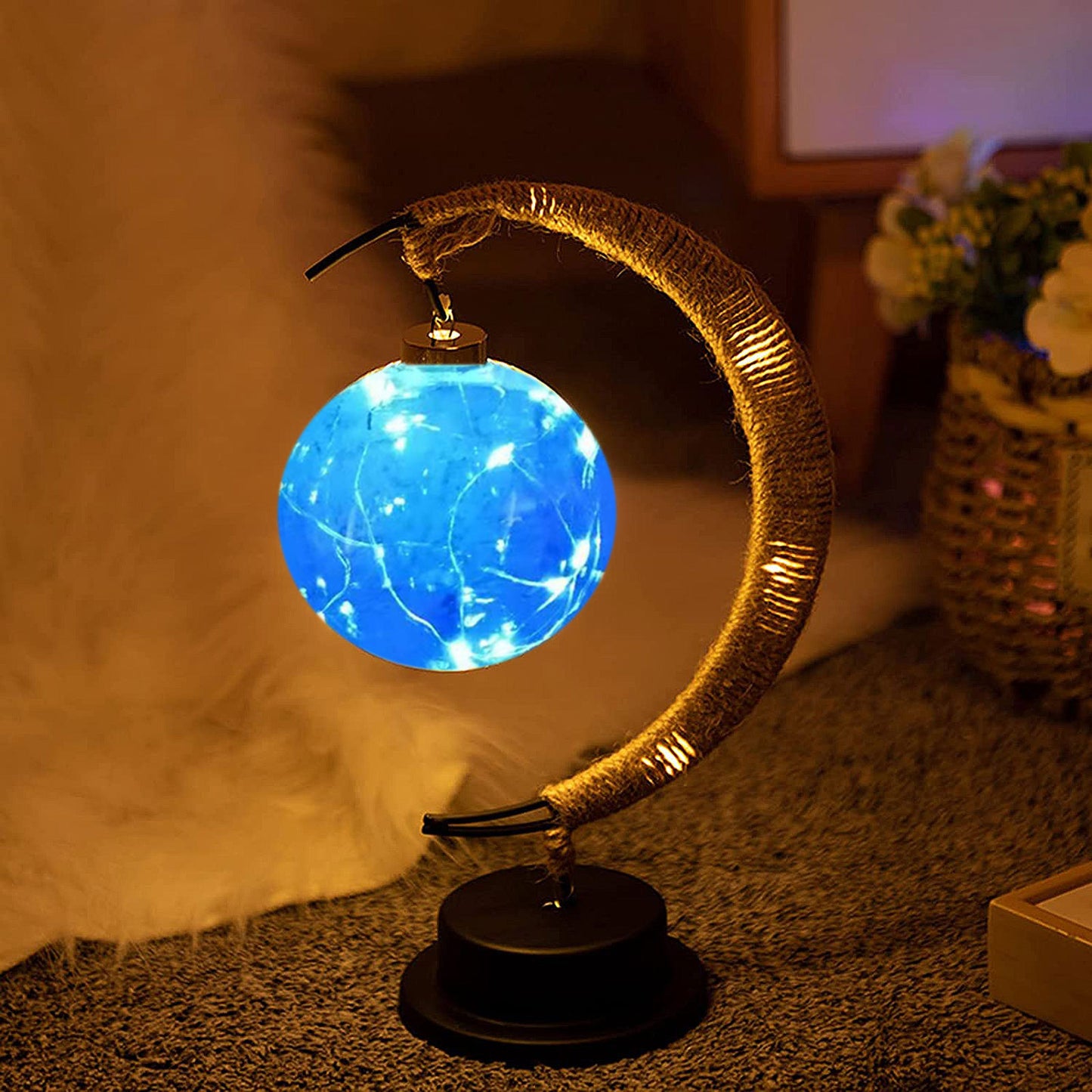 LED Moon Lantern Night Light Lamp